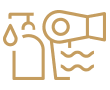 A black and gold background with an image of a person.
